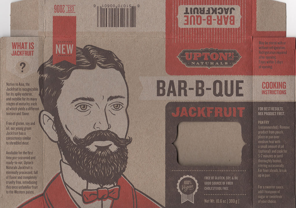 Upton's Naturals BBQ Jackfruit front