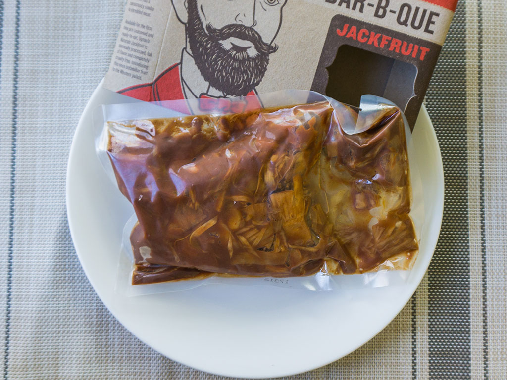 Upton's Naturals BBQ Jackfruit in the bag