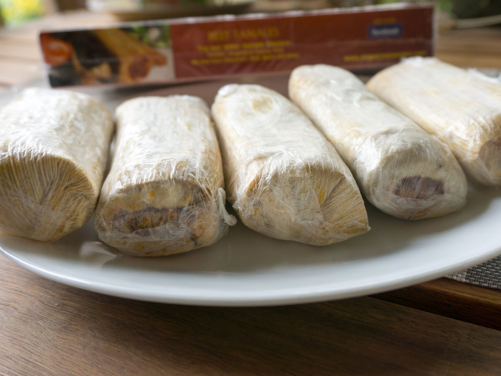 Chapparo's Beef Tamales package in the box