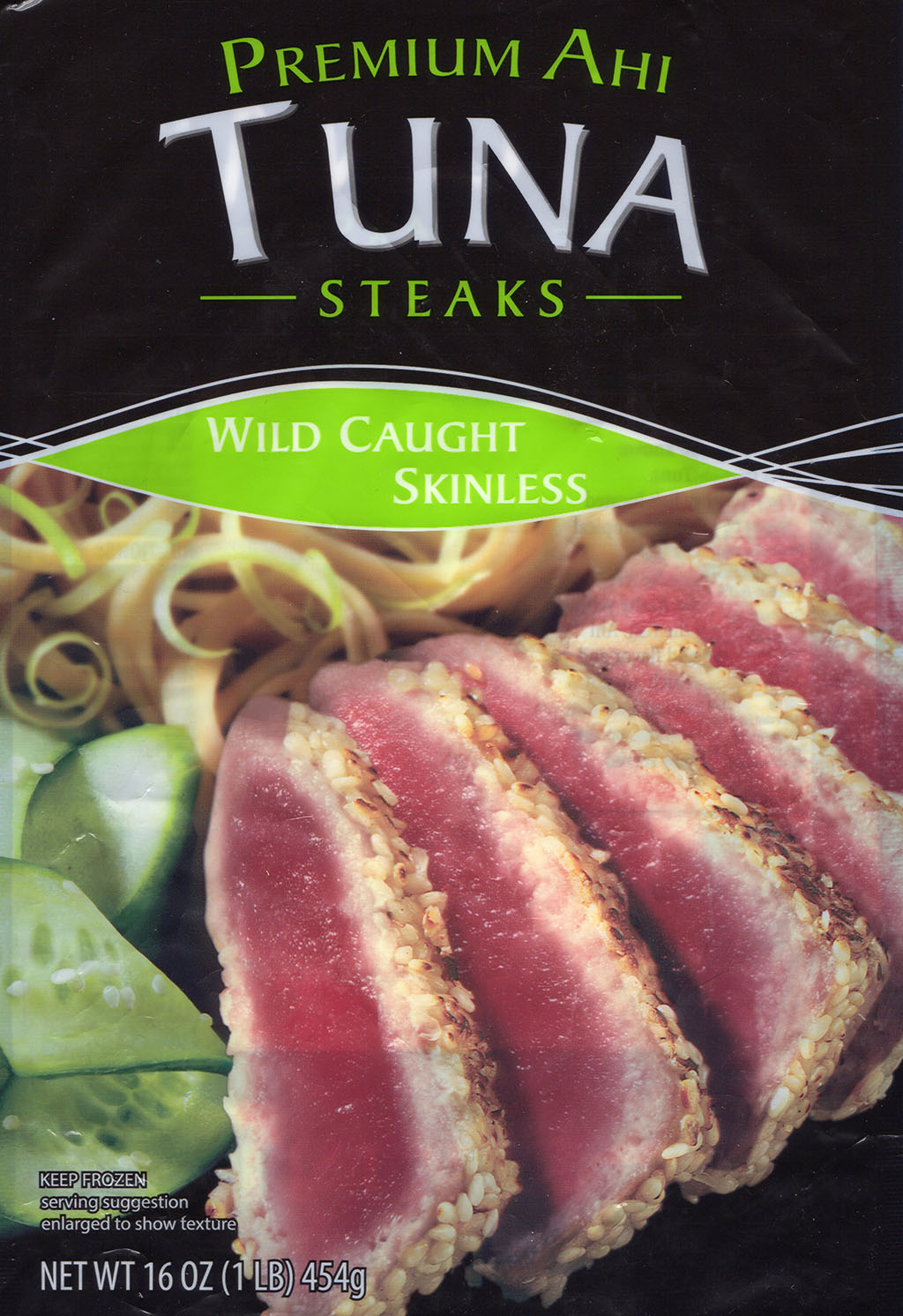 Walmart Premium Ahi Tuna Steaks package front