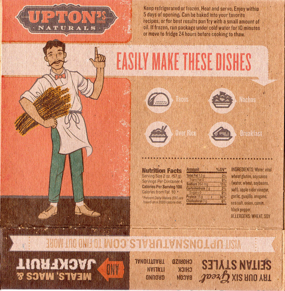 Review Upton’s Naturals Chorizo Seitan Shop Smart