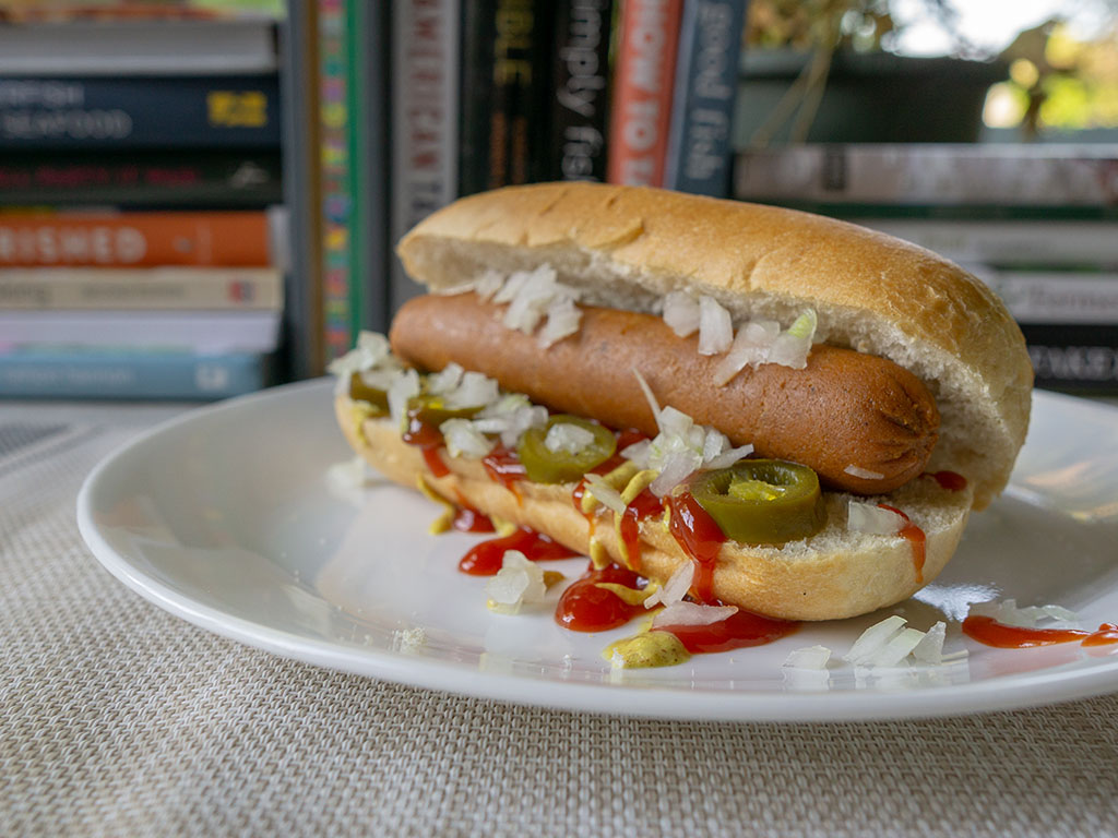 Field Roast Frankfurters traditional dog with jalapeno