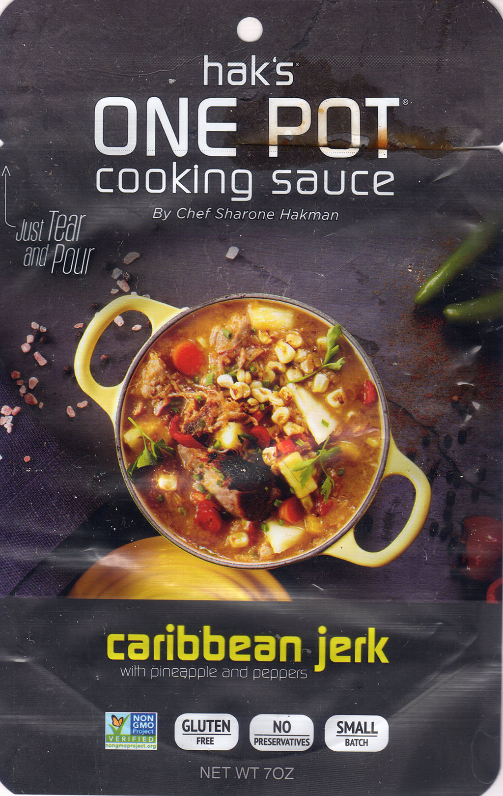 Hak's One Pot Cooking Sauce CAribbean jerk package front