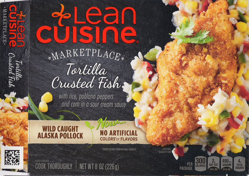 Lean Cuisine Tortilla Crusted Fish - package front