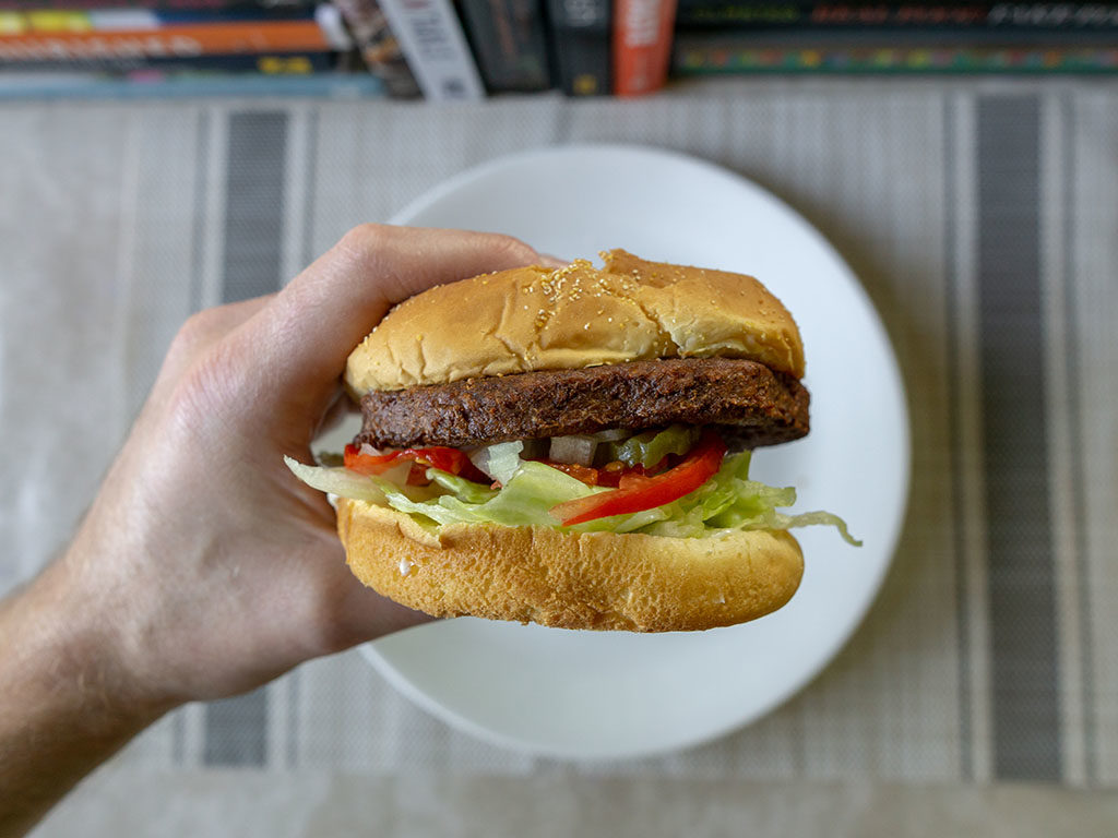 MorningStar Farms Meat Lovers Vegan Burgers - regular burger
