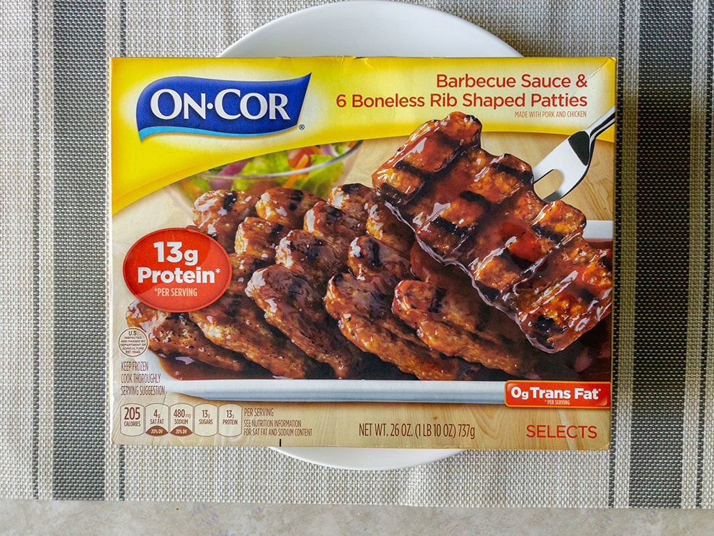 On-Cor Boneless Rib Shaped Patties