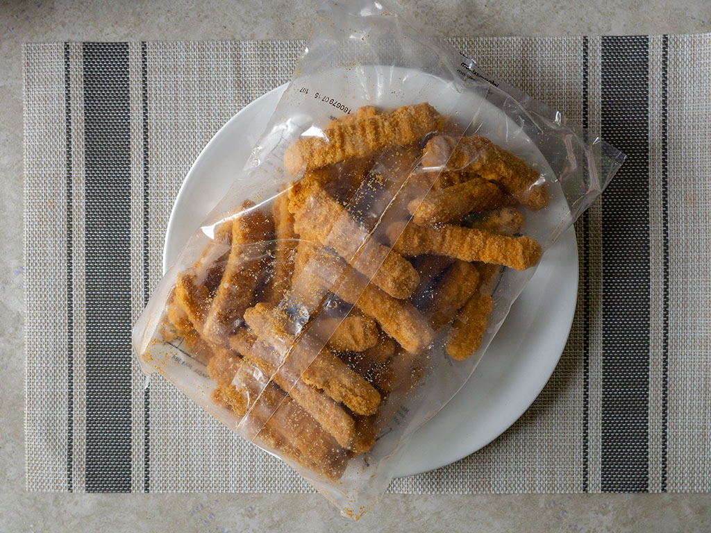 Yummy Chicken Breast Fries - what's in the bag