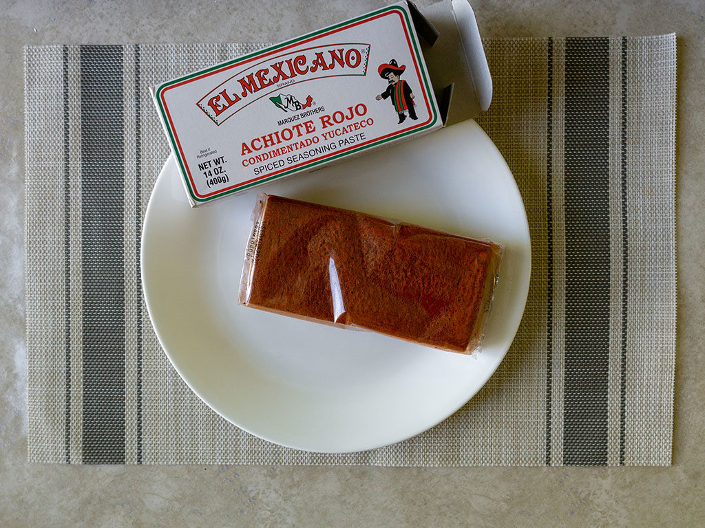 El Mexicano Achiote Rojo inside the packet