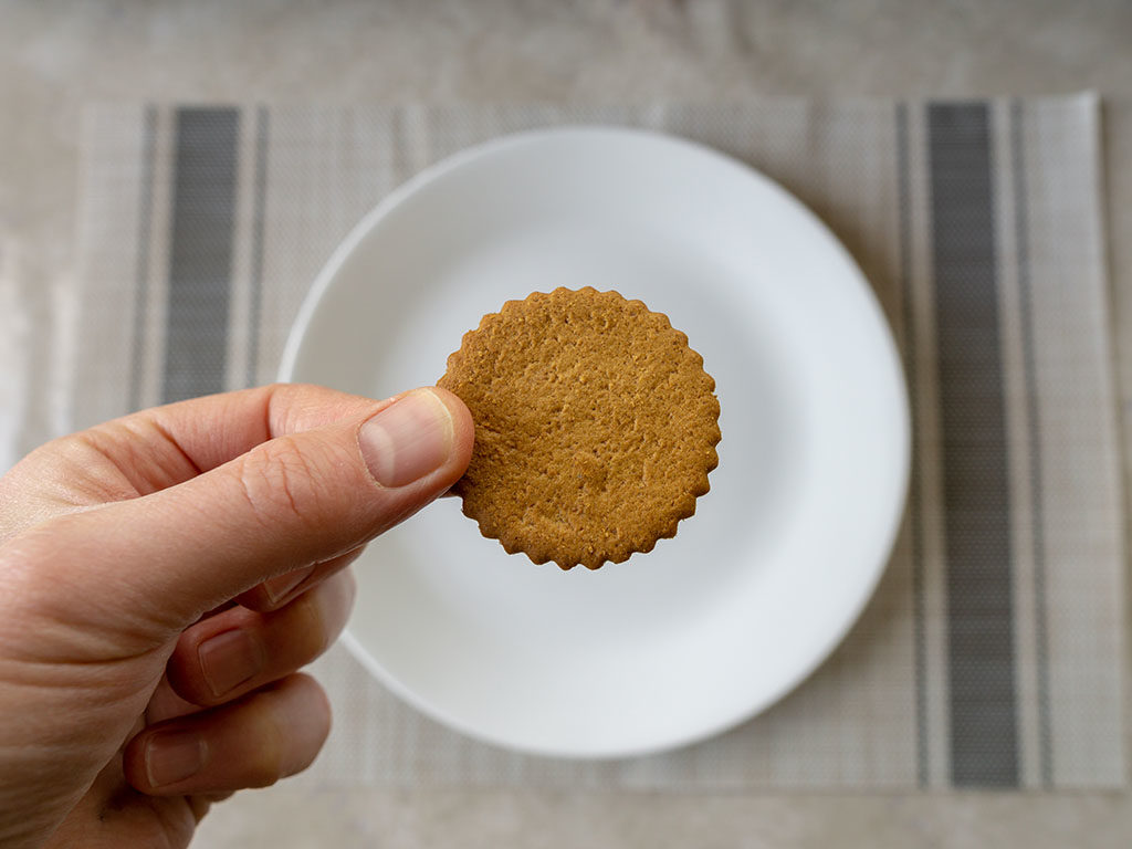 Trader Joe's Triple Ginger Cookie Thins - close up