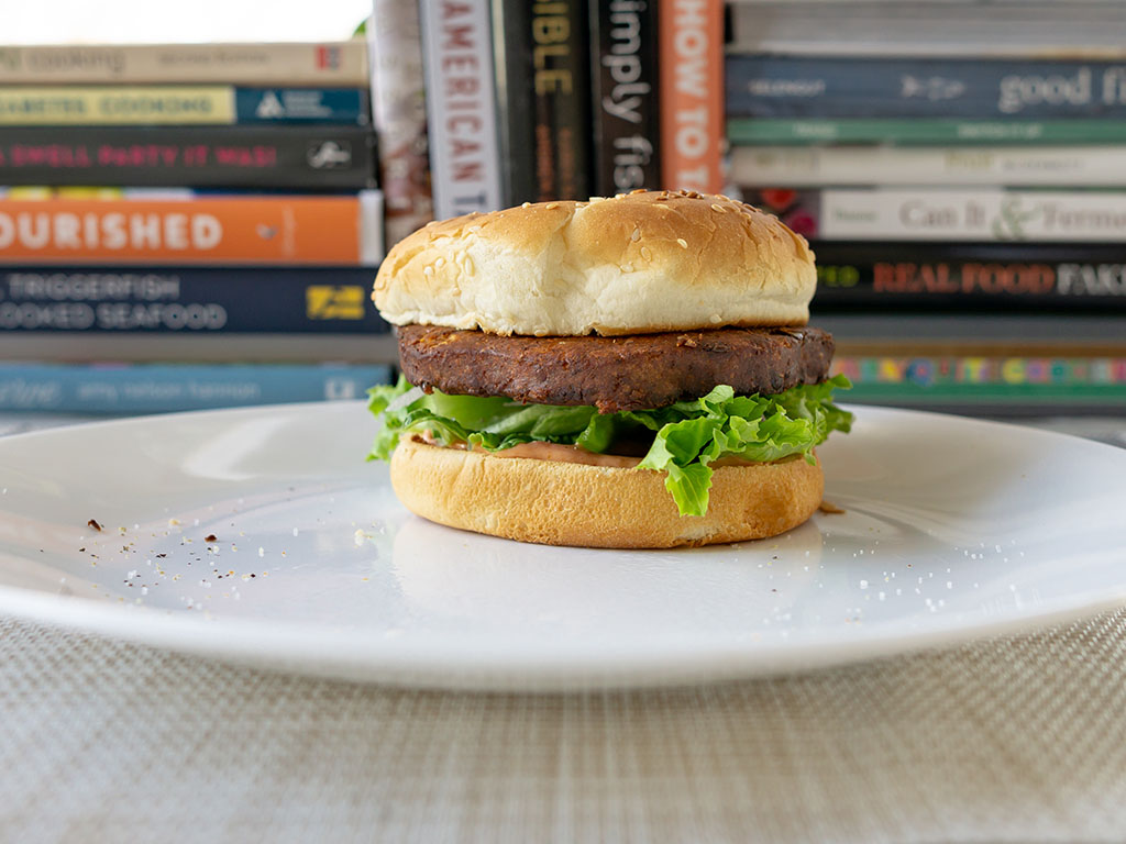 MorningStar Farms Tex Mex Burger burger cooked