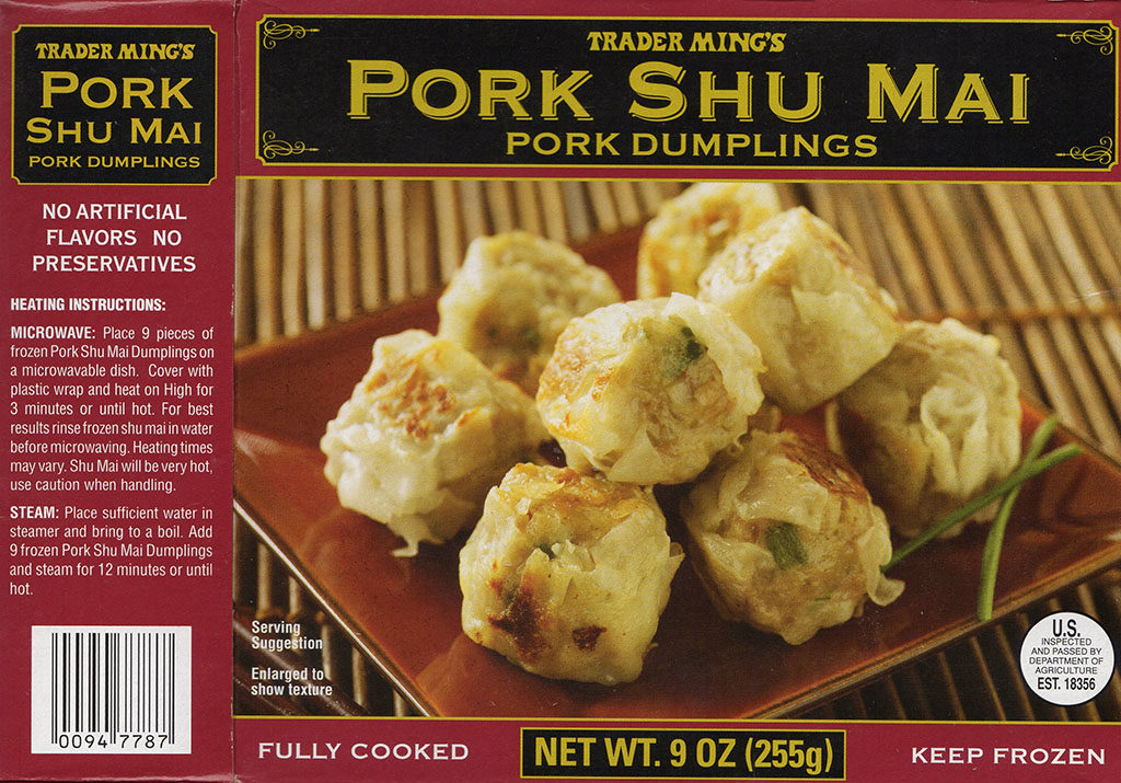 Trader Joe's Pork Shu Mai - cooking instructions