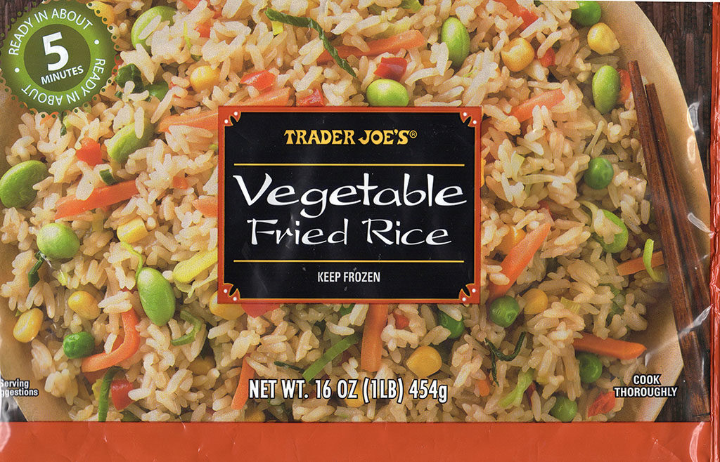 Trader Joe's Vegetable Fried Rice package front