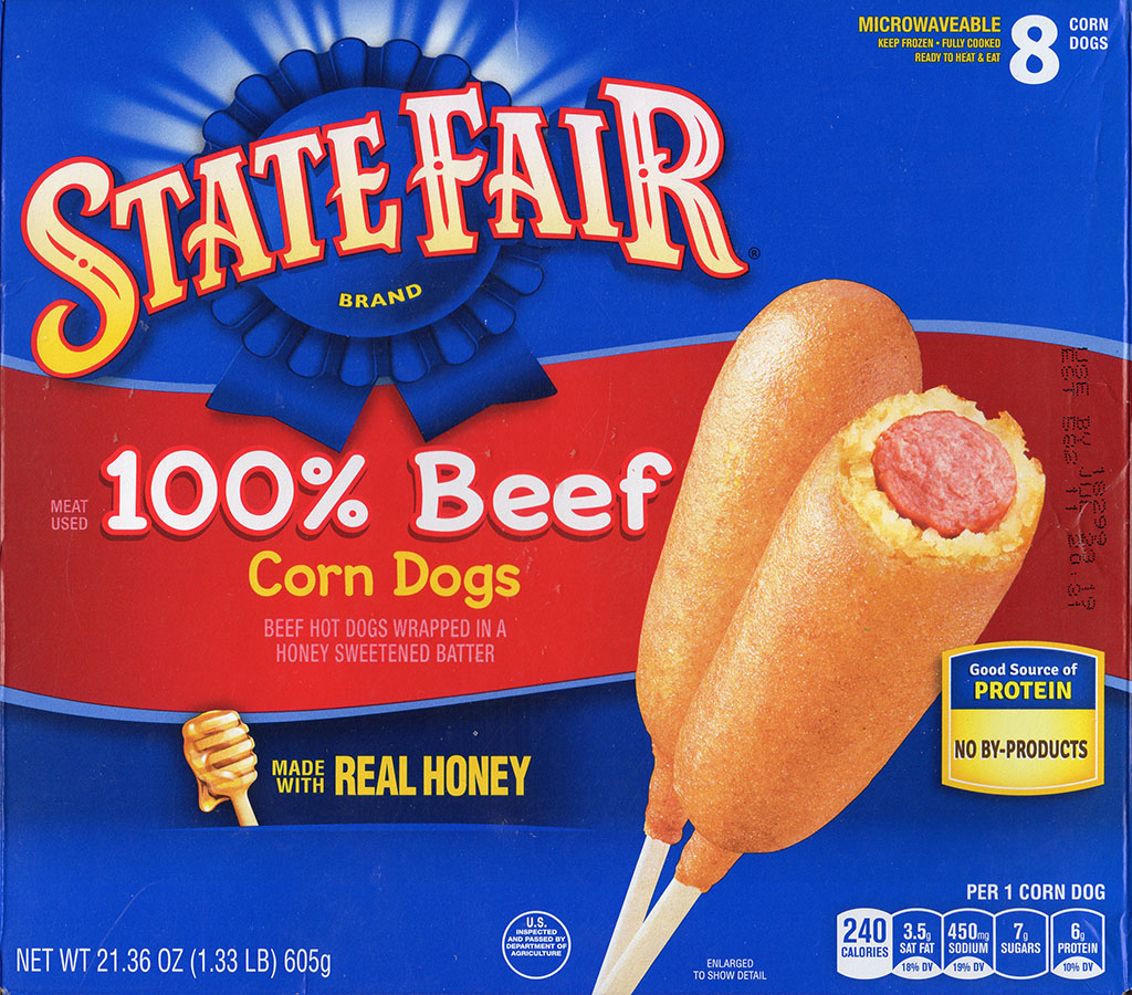 State Fair Beef Corn Dogs package front