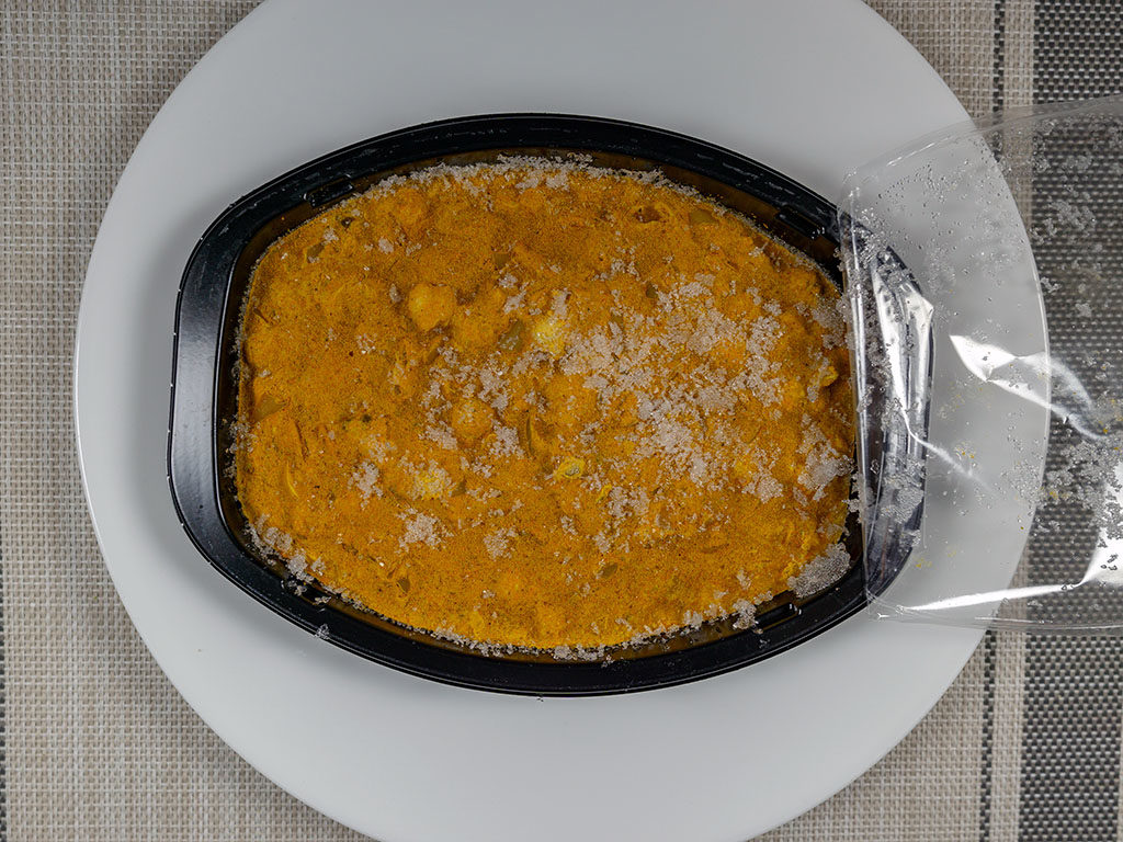 Trader Joe's Channa Masala cooked and plated