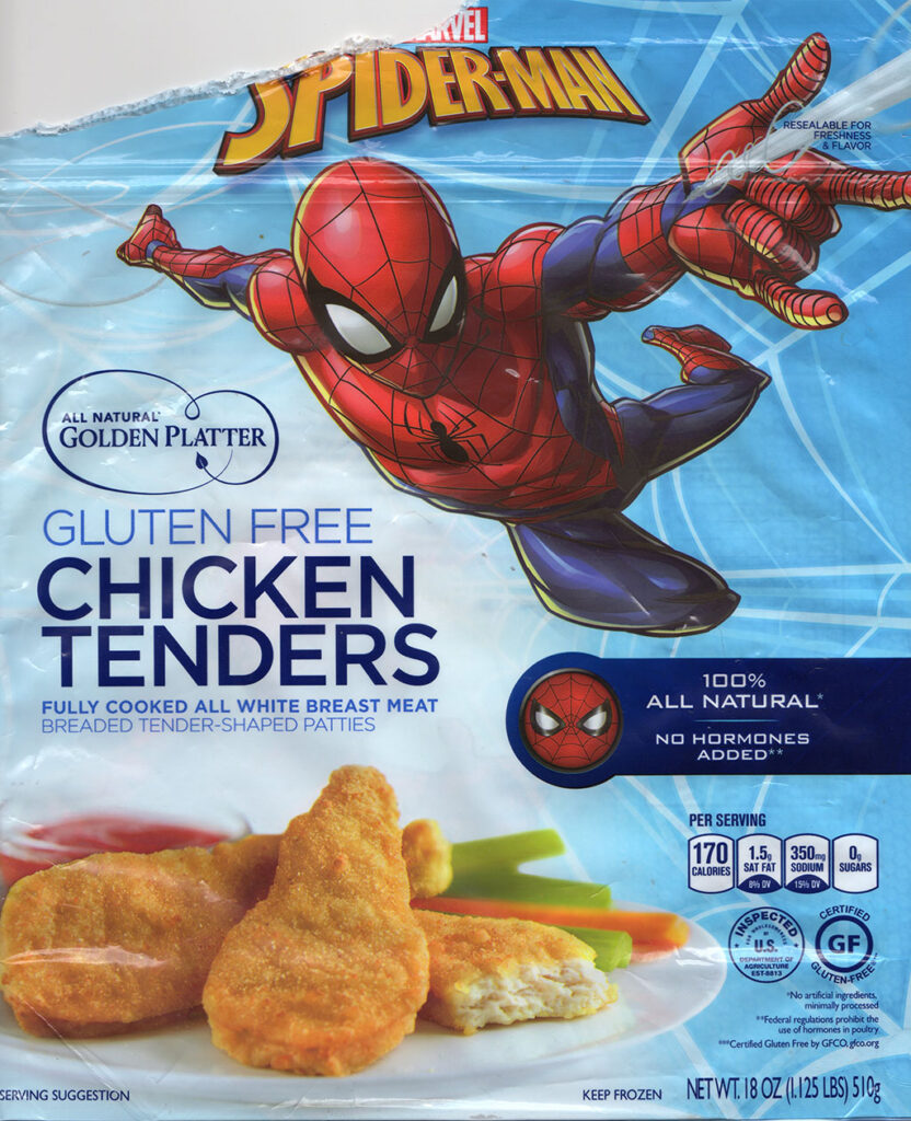 Golden Platter Gluten Free Chicken Tenders package front