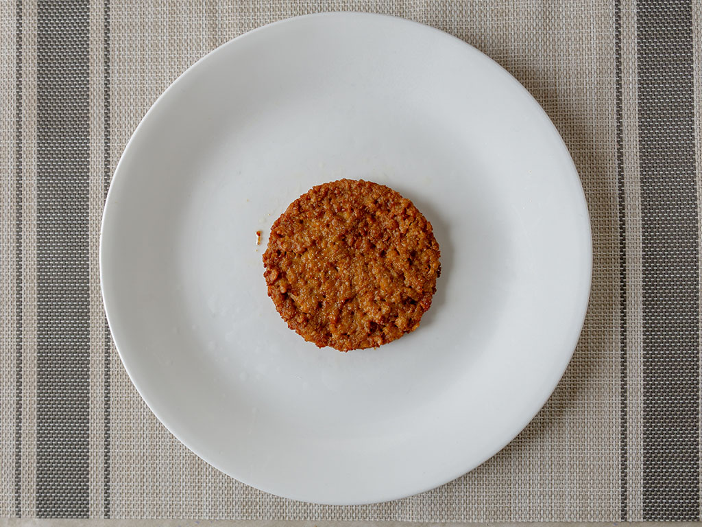 MorningStar Farms Grillers Original 2019 - hot out of the microwave