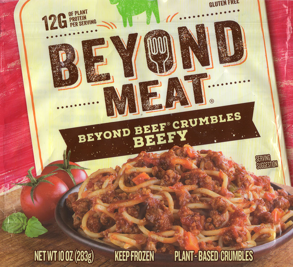 Beyond Meat Beef Crumbles package front
