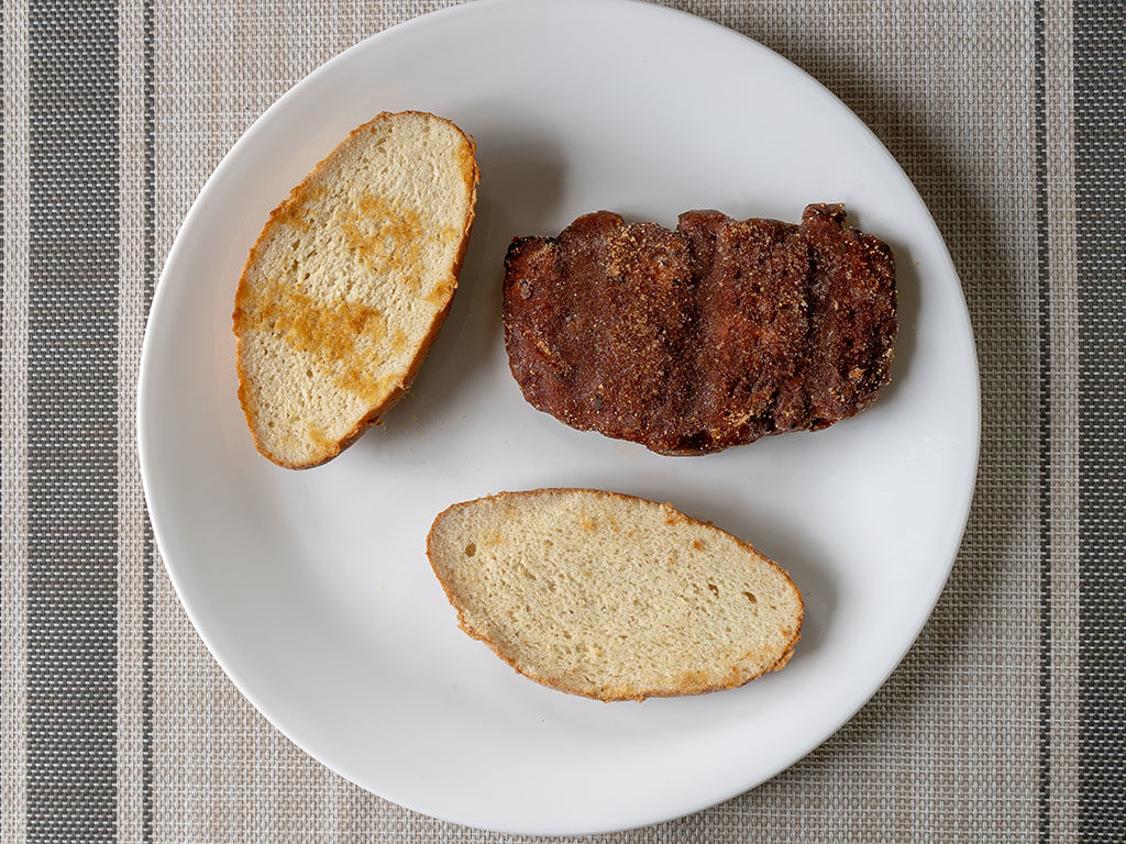 Great Value BBQ Pork Rib Sandwiches frozen and uncooked