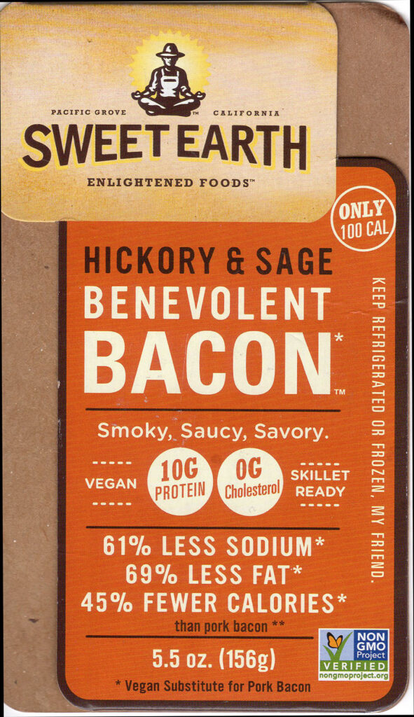 Sweet Earth Hickory And Sage Benevolent Bacon package front