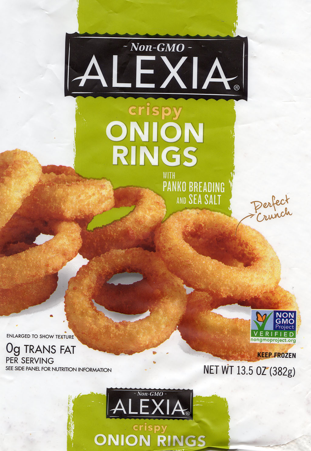 Alexia Crispy Onion Rings package front