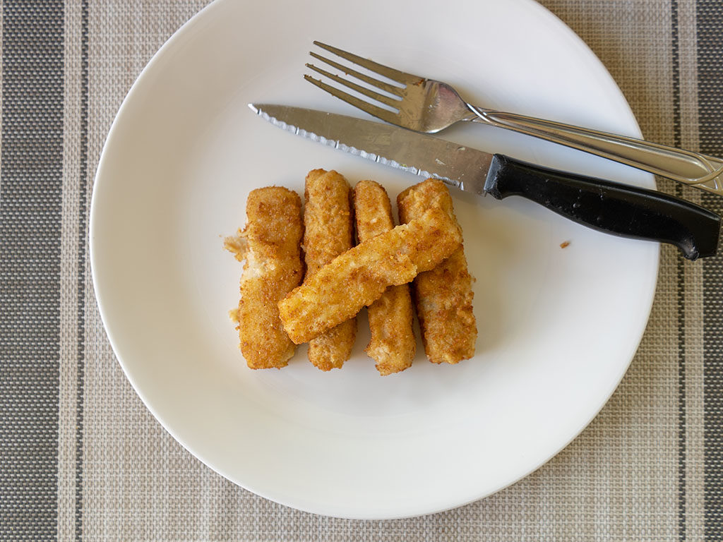 Trident The Ultimate Fish Stick cooked