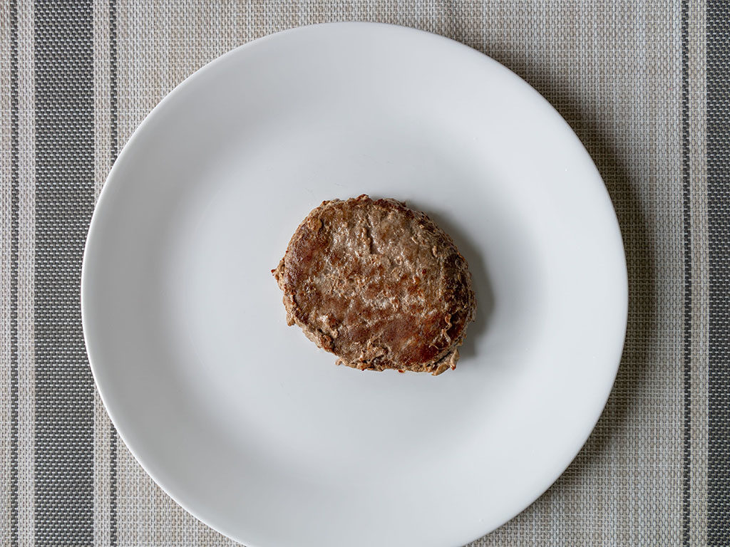 Diestel Turkey Burgers cooked in frying pan