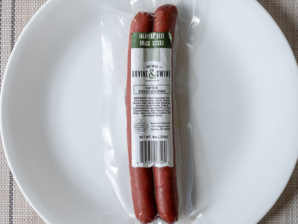 Bovine And Swine jalapeno beef snack stick