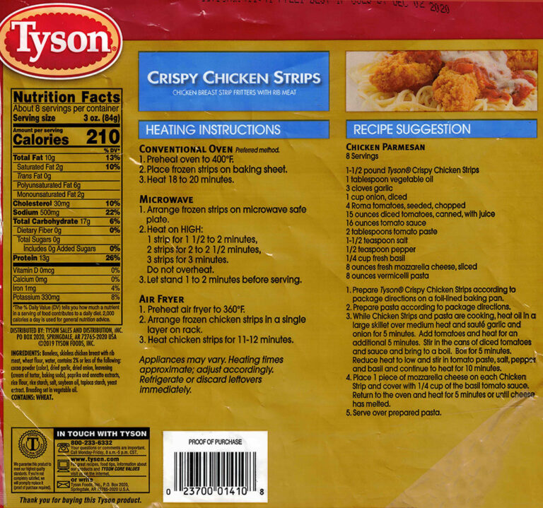 Tyson Crispy Chicken Strips Review Shop Smart