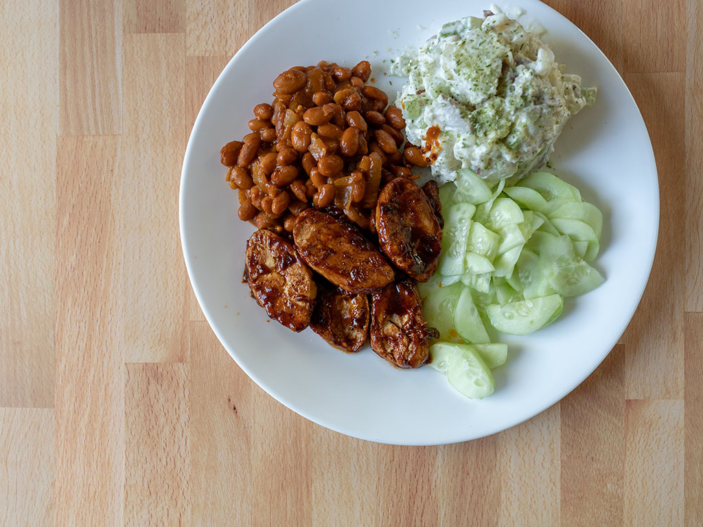 Gardein Sweet And Tangy Barbecue Wings closer look