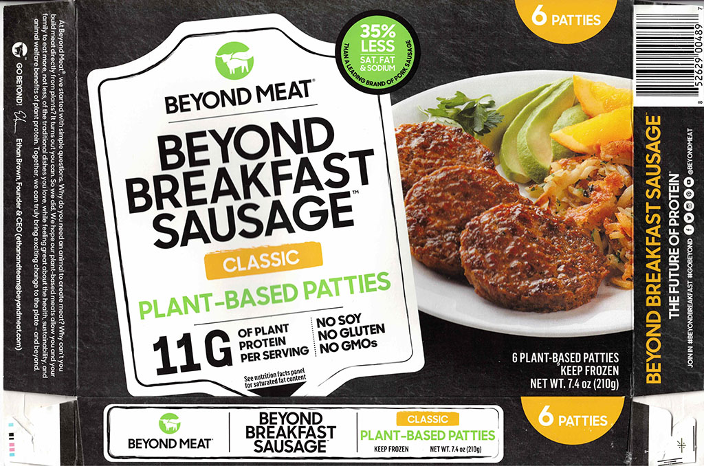 Beyond Breakfast Sausage package front