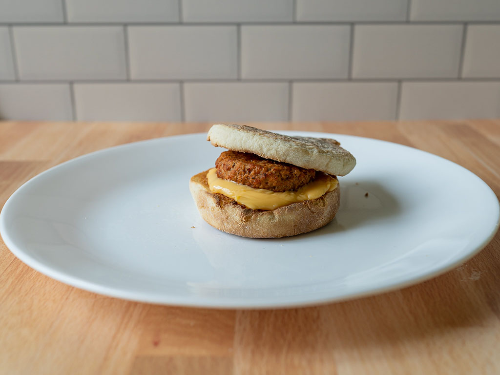 Farmland Maple Breakfast Sausage with cheese