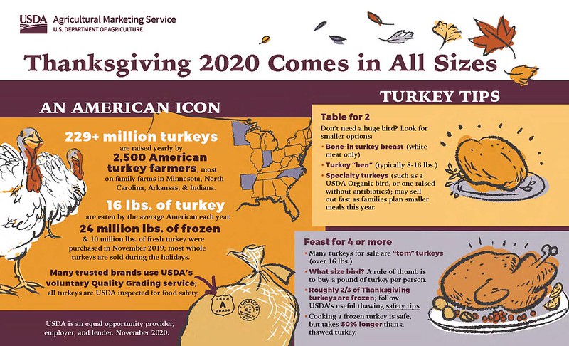 USDA turkey advice