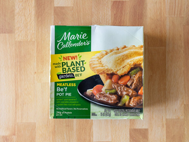 Marie Callender’s Meatless Gardein Be’f Pot Pie review Shop Smart