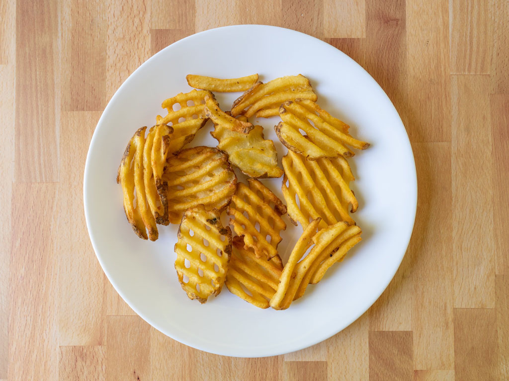 Ore-Ida Golden Waffle Fries air fried