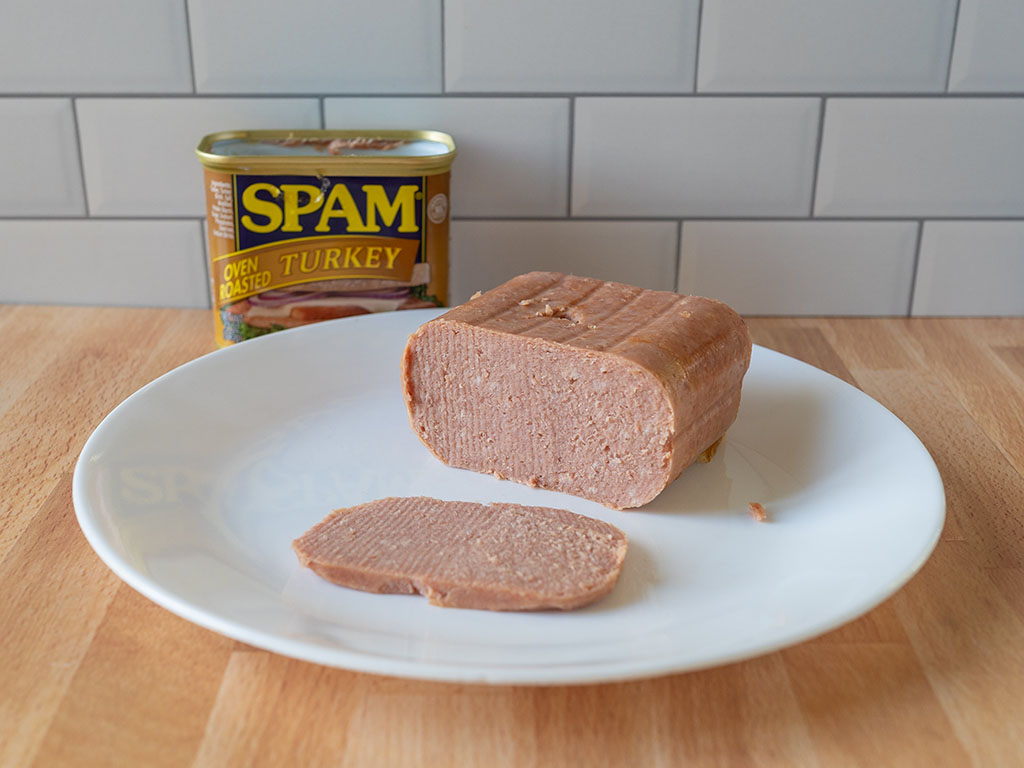 Calories in Hormel Oven Roasted Turkey Spam and Nutrition Facts