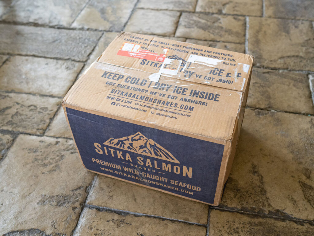 Sitka Salmon box delivered