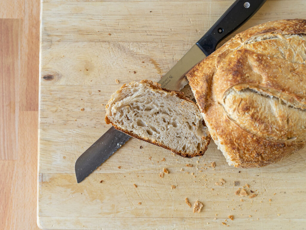 Wildgrain - sour dough bread sliced