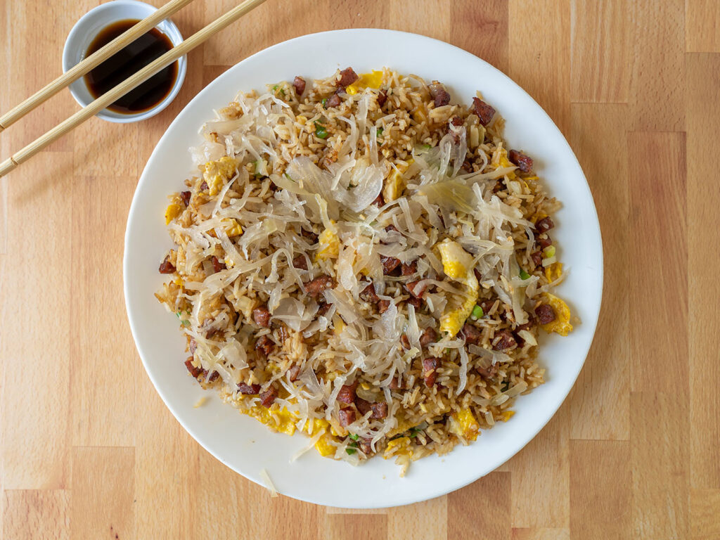 Southside Fried Rice with kraut