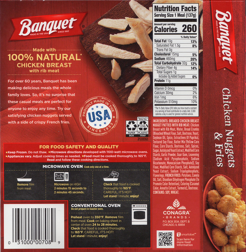 Review: Banquet Chicken Nuggets And Fries - Shop Smart