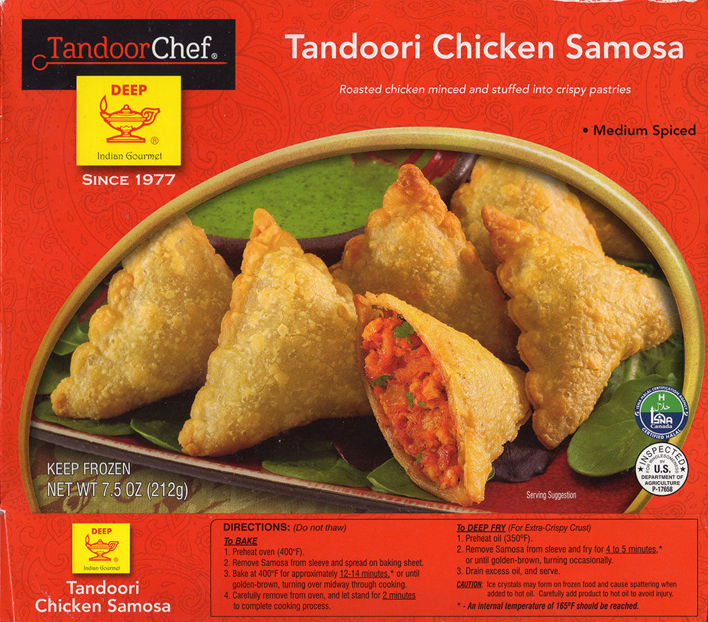 Tandoor Chef Tandoori Chicken Samosa cooking instructions