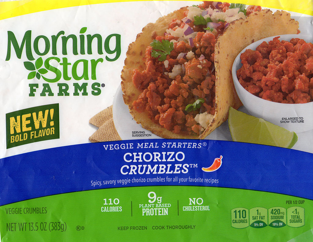 MorningStar Farms Chorizo Crumbles package front