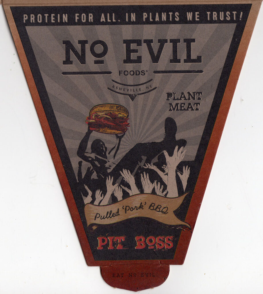 No Evil Foods Pulled Pork BBQ package front